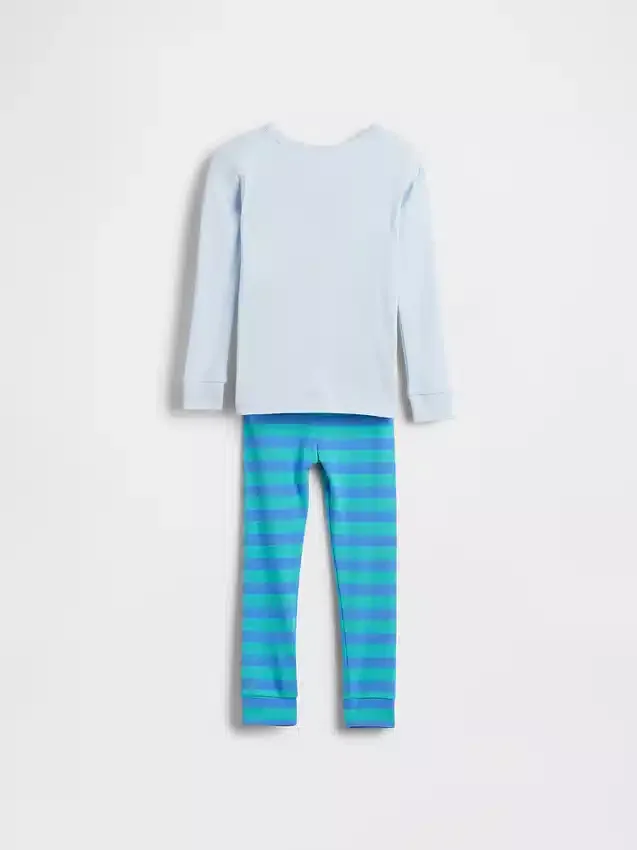 GAP × Disney Bebek & Yürümeye Başlayan Çocuk Organik Fırçalanmış Pamuklu Pijama Seti