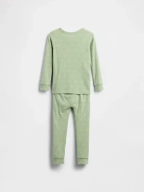 GAP × Disney Bebek & Yürümeye Başlayan Çocuk Organik Fırçalanmış Pamuklu Pijama Seti