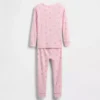 GAP × Disney Bebek & Yürümeye Başlayan Çocuk Organik Fırçalanmış Pamuklu Pijama Seti
