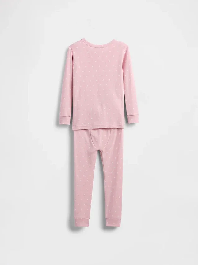GAP × Disney Bebek & Yürümeye Başlayan Çocuk Organik Fırçalanmış Pamuklu Pijama Seti