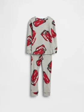 GAP × Disney Bebek & Yürümeye Başlayan Çocuk Organik Fırçalanmış Pamuklu Pijama Seti