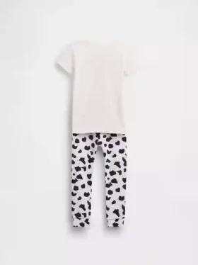 GAP × Disney Bebek & Yürümeye Başlayan Çocuk Organik Fırçalanmış Pamuklu Pijama Seti