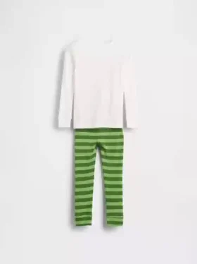 GAP × Disney Bebek & Yürümeye Başlayan Çocuk Organik Fırçalanmış Pamuklu Pijama Seti