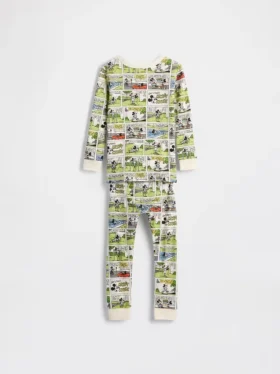 GAP × Disney Bebek & Yürümeye Başlayan Çocuk Organik Fırçalanmış Pamuklu Pijama Seti