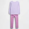 GAP × Disney Bebek & Yürümeye Başlayan Çocuk Organik Fırçalanmış Pamuklu Pijama Seti
