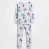 GAP × Disney Bebek & Yürümeye Başlayan Çocuk Organik Fırçalanmış Pamuklu Pijama Seti