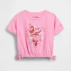 Gap × Disney Bebek & Yürümeye Başlayan Çocuk Organik Pamuklu Fiyonklu Grafik Tişört