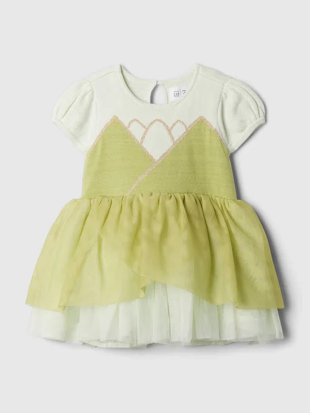 Gap × Disney Bebek & Yürümeye Başlayan Çocuk Prenses Tiana Tül Elbise