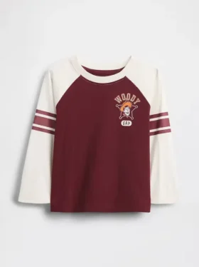 GAP × Disney Bebek & Yürümeye Başlayan Çocuk Raglan Jersey Tişört