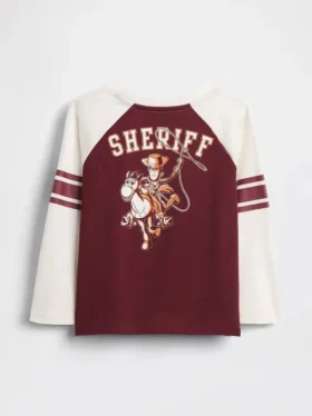 GAP × Disney Bebek & Yürümeye Başlayan Çocuk Raglan Jersey Tişört