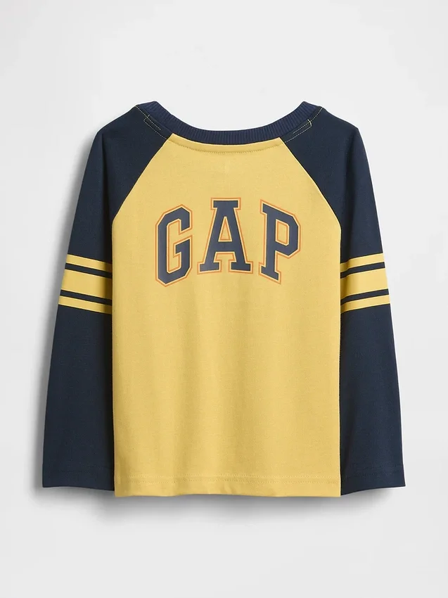GAP × Disney Bebek & Yürümeye Başlayan Çocuk Raglan Jersey Tişört