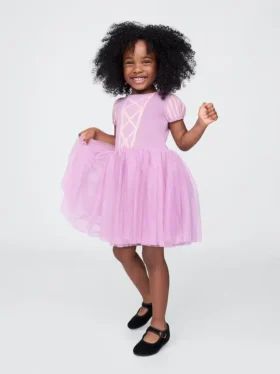 Gap × Disney Bebek & Yürümeye Başlayan Çocuk Rapunzel Tül Elbise