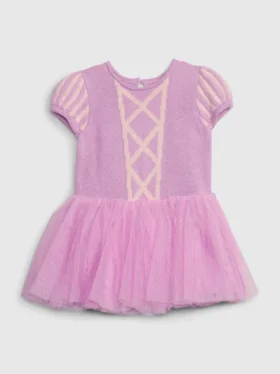 Gap × Disney Bebek & Yürümeye Başlayan Çocuk Rapunzel Tül Elbise