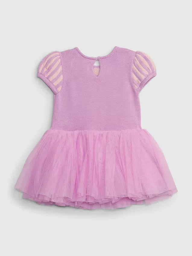 Gap × Disney Bebek & Yürümeye Başlayan Çocuk Rapunzel Tül Elbise