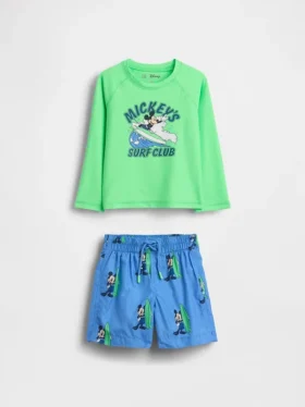 GAP × Disney Bebek & Yürümeye Başlayan Çocuk Rash Guard Yüzme Seti