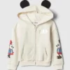 Gap × Disney Bebek & Yürümeye Başlayan Çocuk Vintagesoft 3D Kapüşonlu Sweatshirt