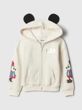 Gap × Disney Bebek & Yürümeye Başlayan Çocuk Vintagesoft 3D Kapüşonlu Sweatshirt