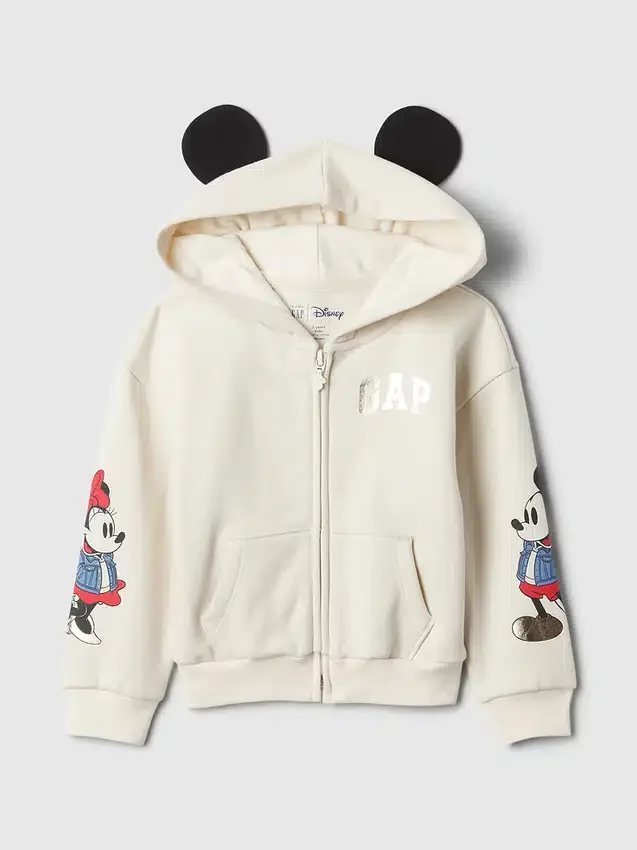 Gap × Disney Bebek & Yürümeye Başlayan Çocuk Vintagesoft 3D Kapüşonlu Sweatshirt