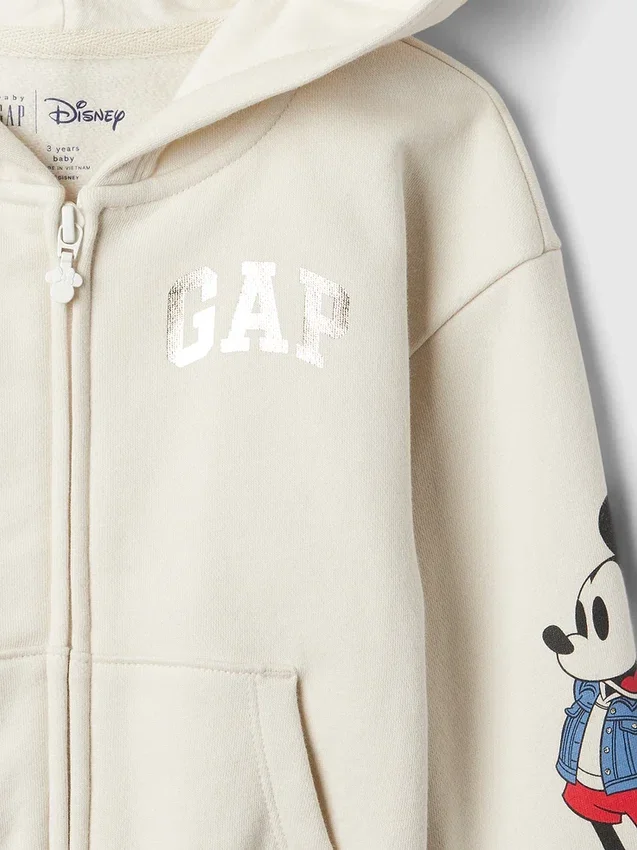 Gap × Disney Bebek & Yürümeye Başlayan Çocuk Vintagesoft 3D Kapüşonlu Sweatshirt
