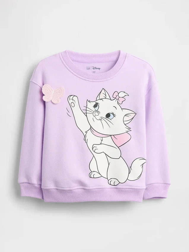GAP × Disney Bebek & Yürümeye Başlayan Çocuk Vintagesoft Grafikli Sweatshirt