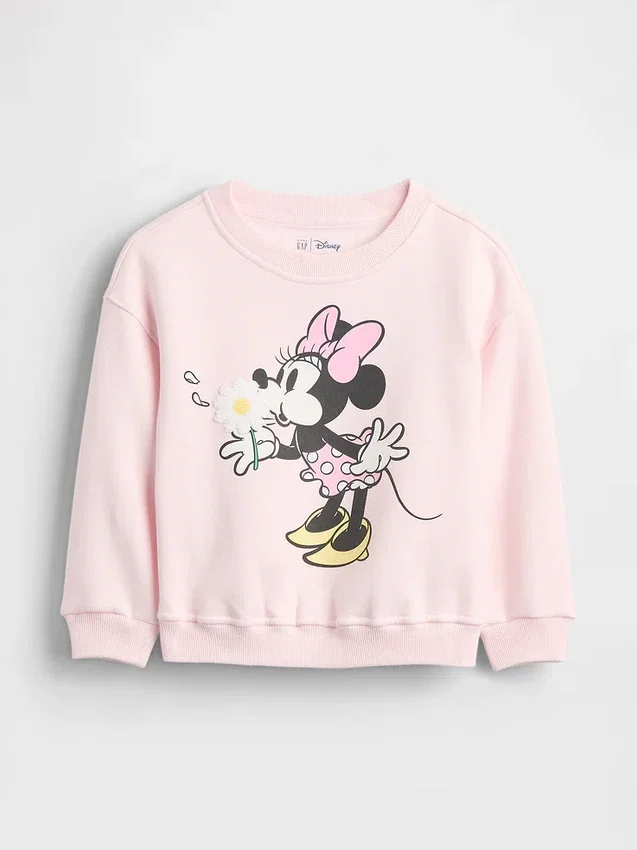 GAP × Disney Bebek & Yürümeye Başlayan Çocuk Vintagesoft Grafikli Sweatshirt