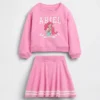 Gap × Disney Bebek & Yürümeye Başlayan Çocuk Vintagesoft Havlu Kumaş Etek-Şort Kombin Seti
