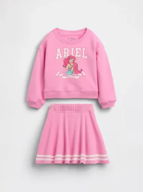 Gap × Disney Bebek & Yürümeye Başlayan Çocuk Vintagesoft Havlu Kumaş Etek-Şort Kombin Seti