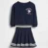 Gap × Disney Bebek & Yürümeye Başlayan Çocuk Vintagesoft Havlu Kumaş Etek-Şort Kombin Seti