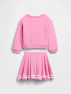 Gap × Disney Bebek & Yürümeye Başlayan Çocuk Vintagesoft Havlu Kumaş Etek-Şort Kombin Seti