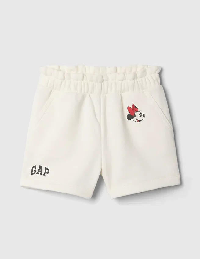 GAP × Disney Bebek & Yürümeye Başlayan Çocuk Vintagesoft Minnie Mouse Sweat Şortlar