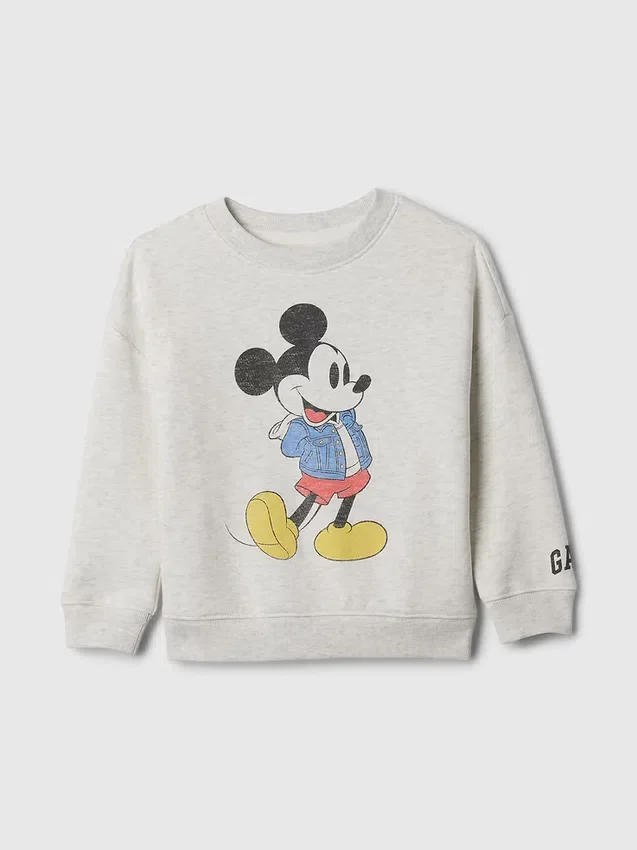 GAP × Disney Bebek & Yürümeye Başlayan Çocuk Vintagesoft Sweatshirt