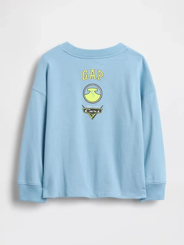 Gap × Disney Bebek & Yürümeye Başlayan Çocuklar İçin Cars Desenli Tişört