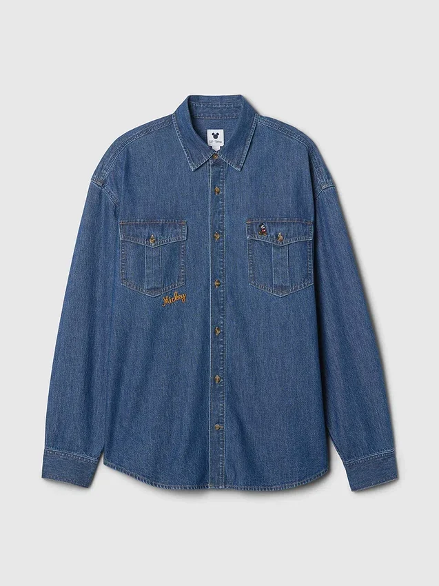 GAP × Disney Denim Western Gömlek