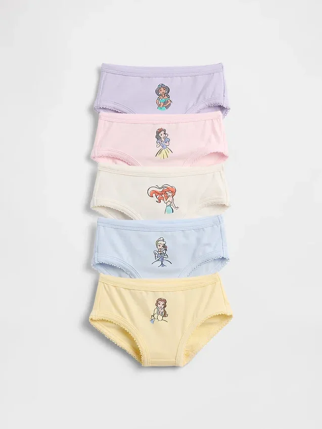 GAP × Disney Küçük Çocuk Organik Esnek Pamuklu Külot (5'li Paket)