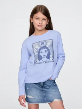 Gap × Disney Çocuk Moana Grafik Tişört