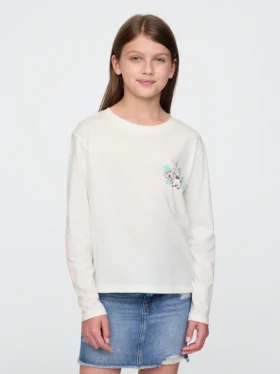 Gap × Disney Çocuk Moana Grafik Tişört