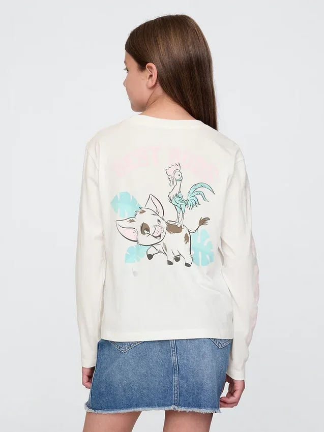 Gap × Disney Çocuk Moana Grafik Tişört