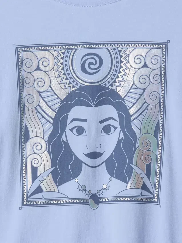 Gap × Disney Çocuk Moana Grafik Tişört