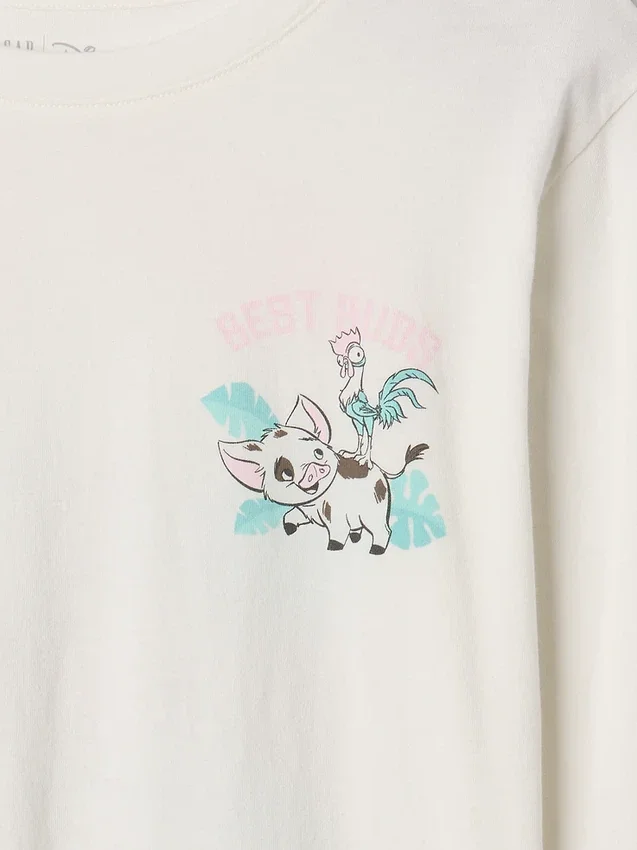 Gap × Disney Çocuk Moana Grafik Tişört