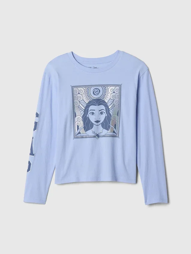 Gap × Disney Çocuk Moana Grafik Tişört