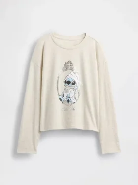 Gap × Disney Çocuk Oversized Grafik Tişört