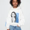 GAP × Disney Çocuk Vintagesoft Oversized Kapüşonlu Sweatshirt