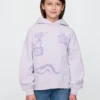 GAP × Disney Çocuk Vintagesoft Oversized Kapüşonlu Sweatshirt