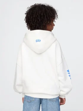 GAP × Disney Çocuk Vintagesoft Oversized Kapüşonlu Sweatshirt