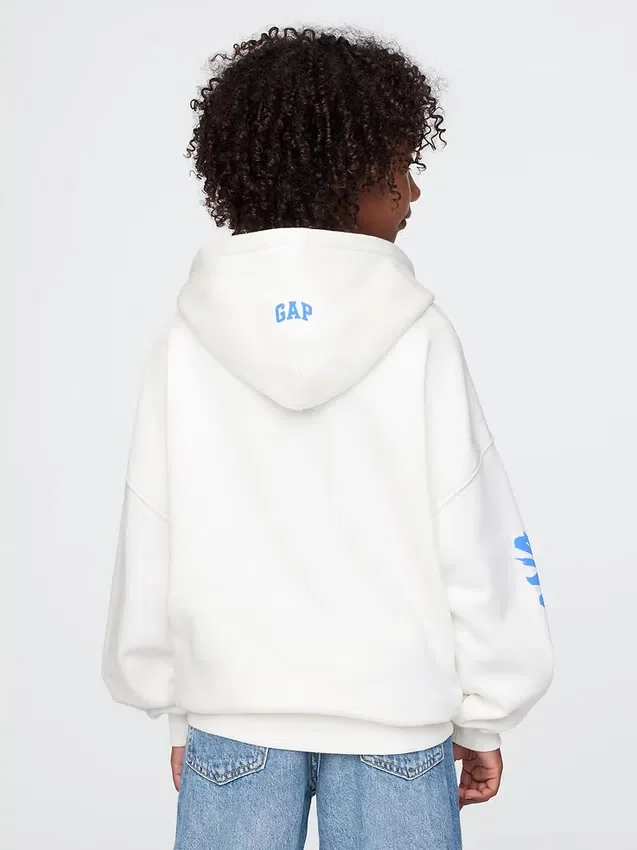 GAP × Disney Çocuk Vintagesoft Oversized Kapüşonlu Sweatshirt