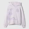 GAP × Disney Çocuk Vintagesoft Oversized Kapüşonlu Sweatshirt