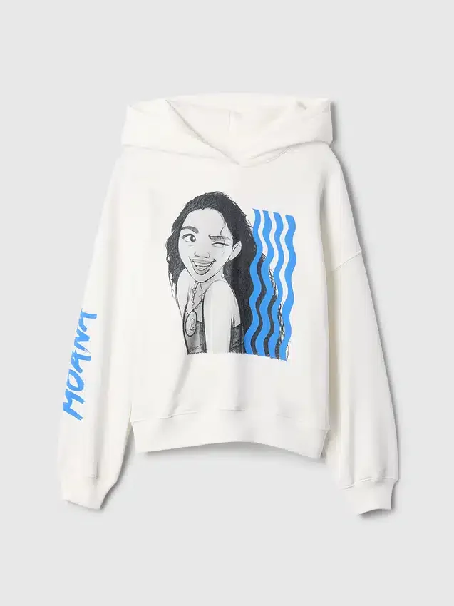 GAP × Disney Çocuk Vintagesoft Oversized Kapüşonlu Sweatshirt
