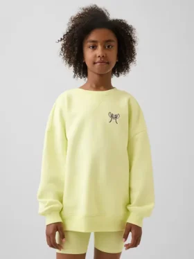 GAP × Disney Çocuk Vintagesoft Oversized Sweatshirt