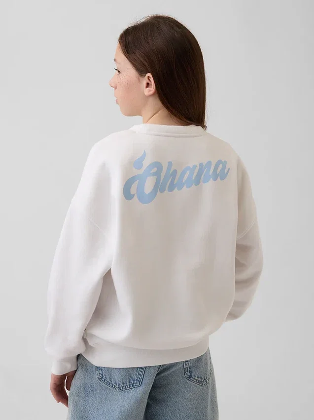 GAP × Disney Çocuk Vintagesoft Oversized Sweatshirt