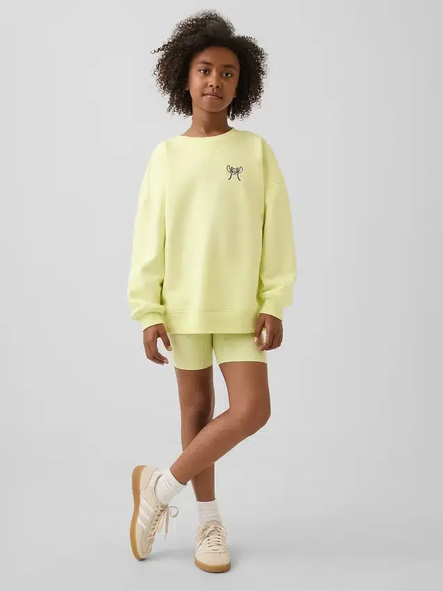 GAP × Disney Çocuk Vintagesoft Oversized Sweatshirt